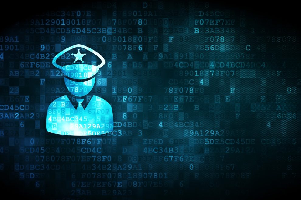 Policing Digitally in custom software development digital police logo