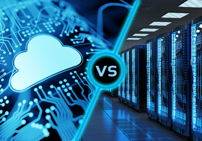 Cloud vs OnPrem Cloud hosted solutions versus on-premise server hosted software
