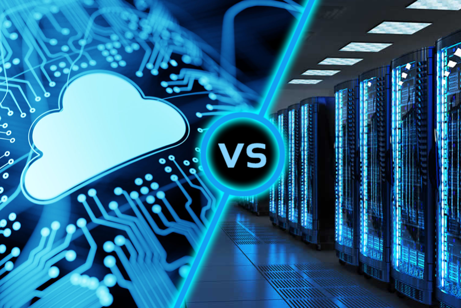 Cloud vs OnPrem Cloud hosted solutions versus on-premise server hosted software
